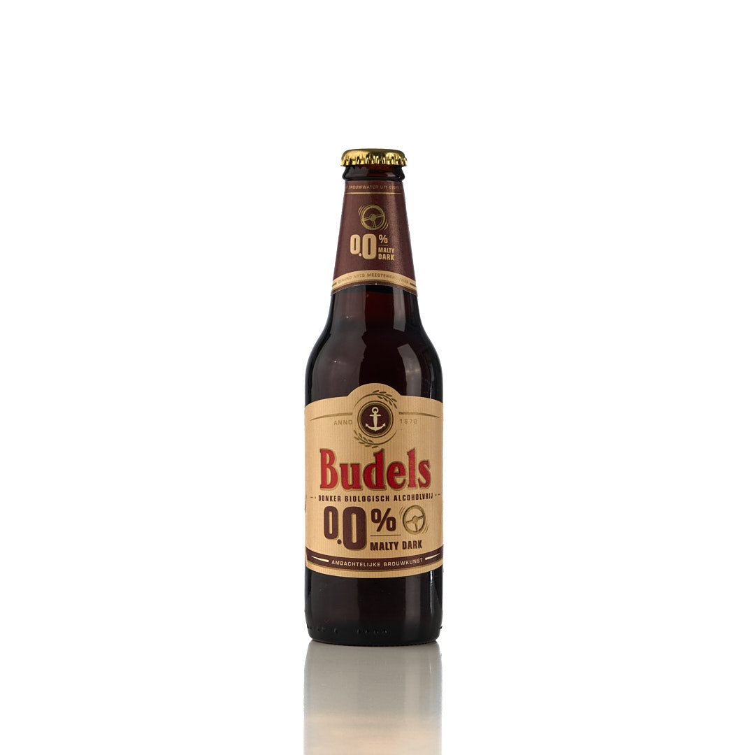 Budels - Malty Dark Bio - Alcoholvrij  - 30 cl